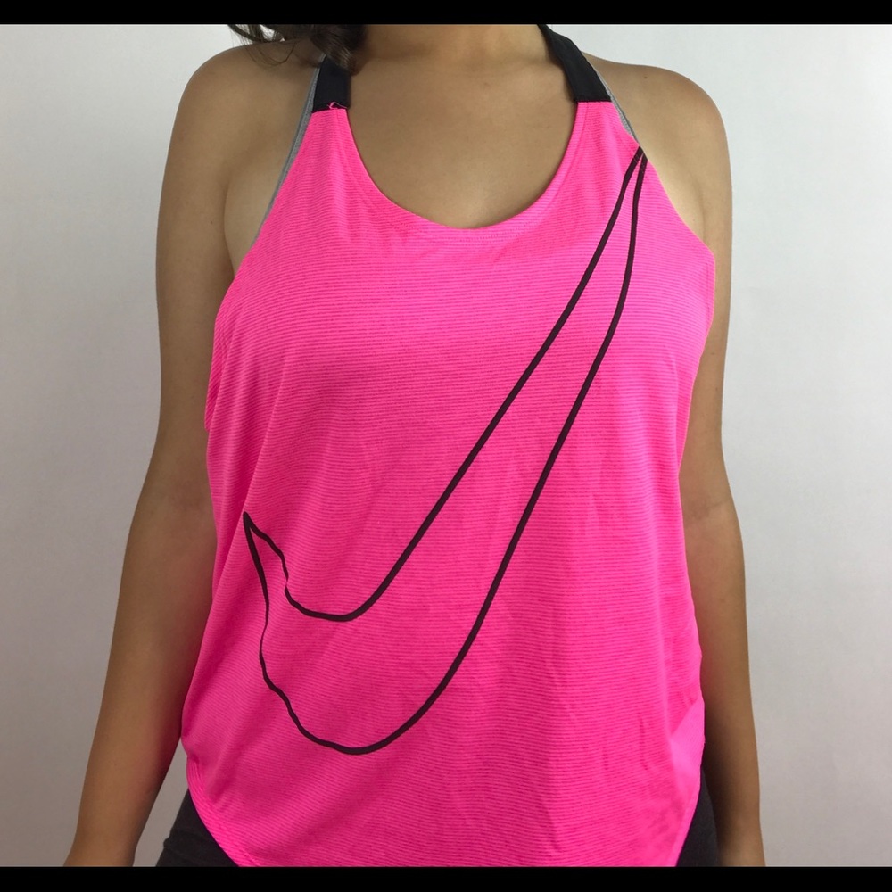Hot Pink Nike Tank Top